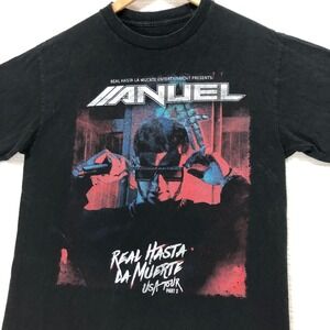 Anuel AA Real Hasta la Muerte USA Tour Part 2 Graphic Print T-Shirt Size‎ Medium
